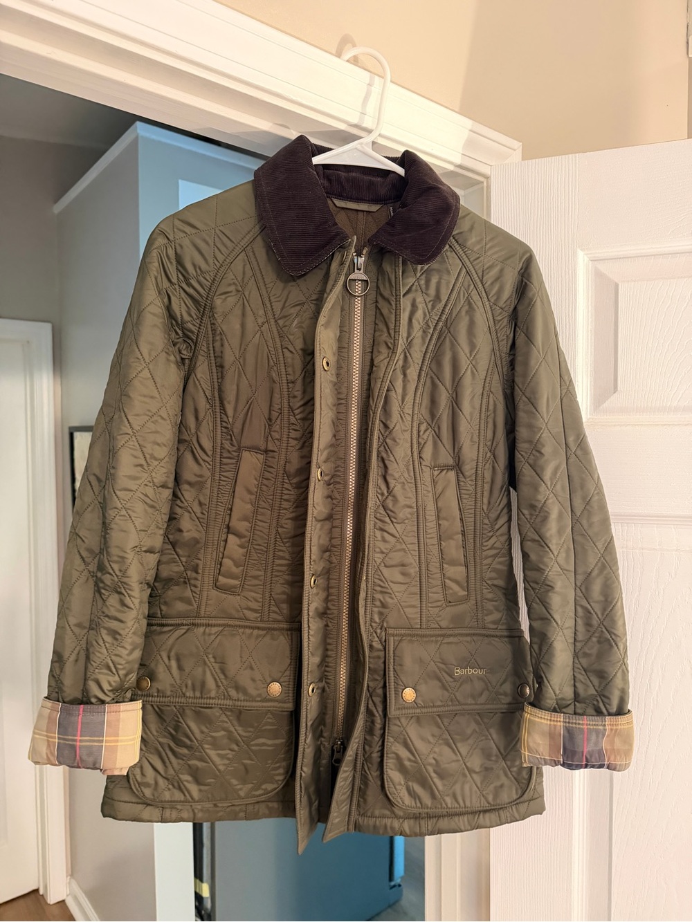 Women's Barbour Beadnell Polarquilt Jacket Size 2